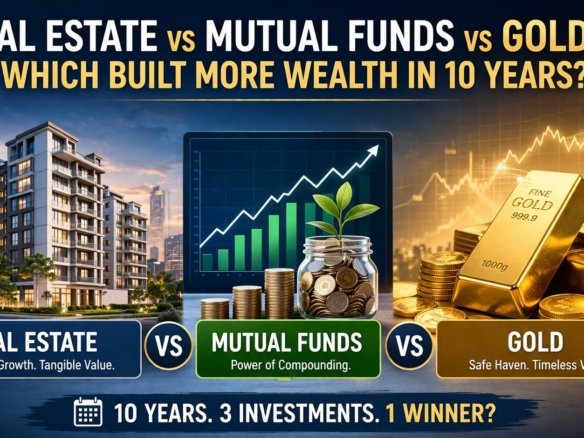 Real Estate vs Mutual Funds vs Gold